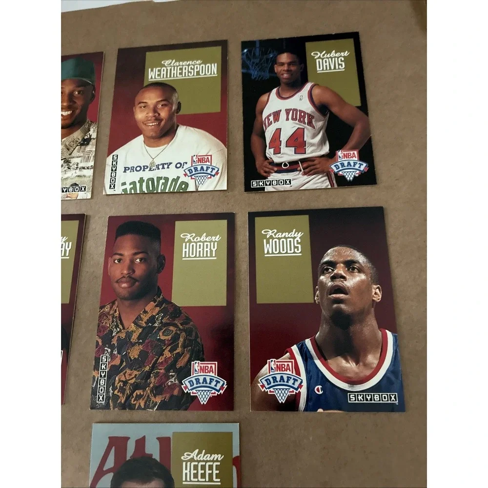 92-93‎ Skybox Draft Pick Insert 7 Card Lot Mourning Horry Davis Weatherspoon
